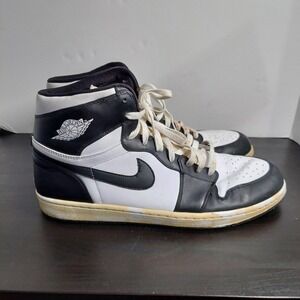 Nike Air Jordan 1 Retro High‎ Shoes Mens Size 15 Black White Panda 332550-011
